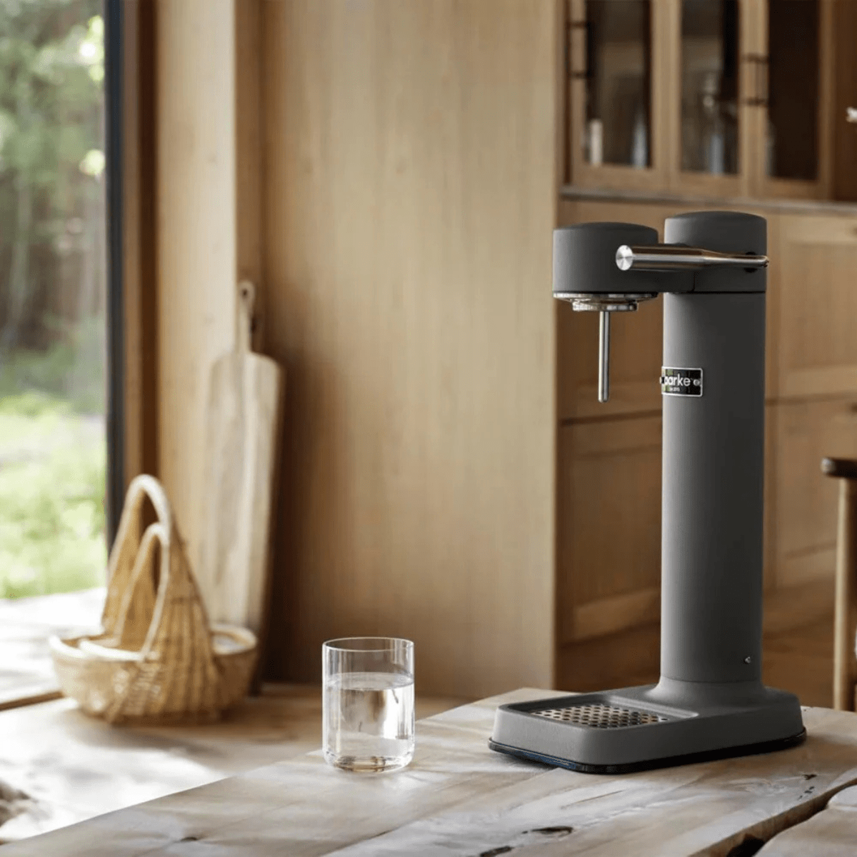 Aarke Carbonator 3 – Sparkling Water Maker (Matte Grey) - WATER CARBONATORS, SODA STREAM - Beattys of Loughrea