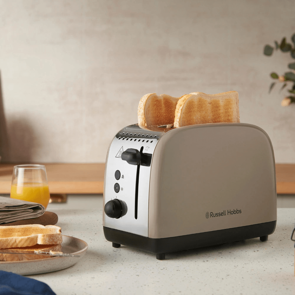 Russell Hobbs Classics 2 Slice Toaster - Mocha | 26931 - TOASTERS - Beattys of Loughrea