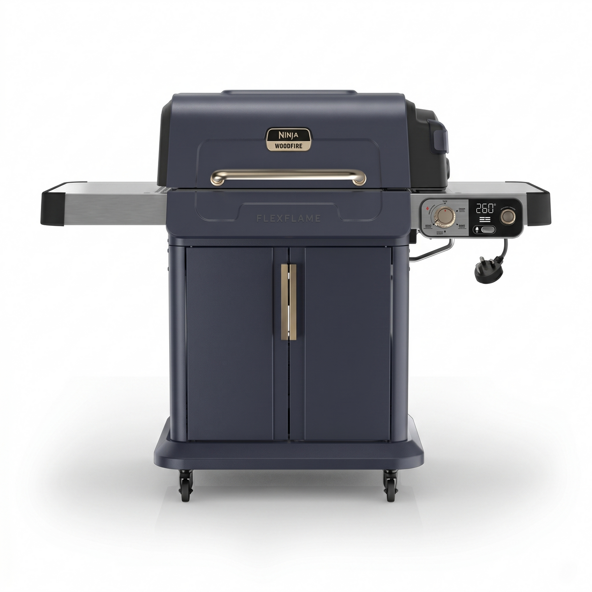 Ninja FlexFlame Outdoor Cooking System 5-in-1 Grill & Smoker | PG301UKBL