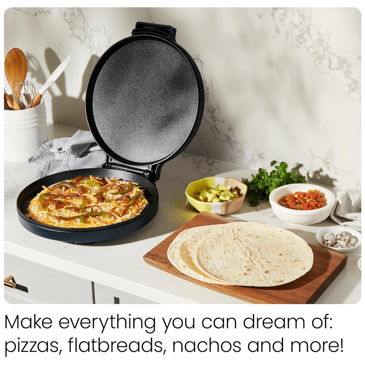 Chefman Everything Maker 30cm Electric Multi - Cooker | RJ58 - EM - MIDNIGHT - UK - SANDWICH MAKER - Beattys of Loughrea