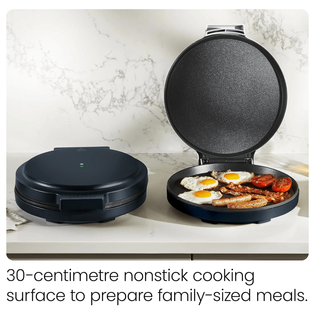 Chefman Everything Maker 30cm Electric Multi - Cooker | RJ58 - EM - MIDNIGHT - UK - SANDWICH MAKER - Beattys of Loughrea