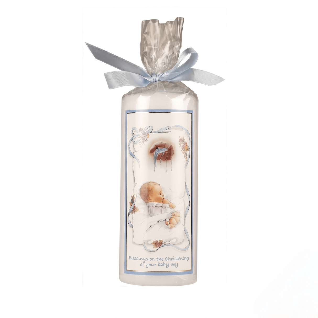 Christening Candle Boy 6 Inch - CANDLES - Beattys of Loughrea