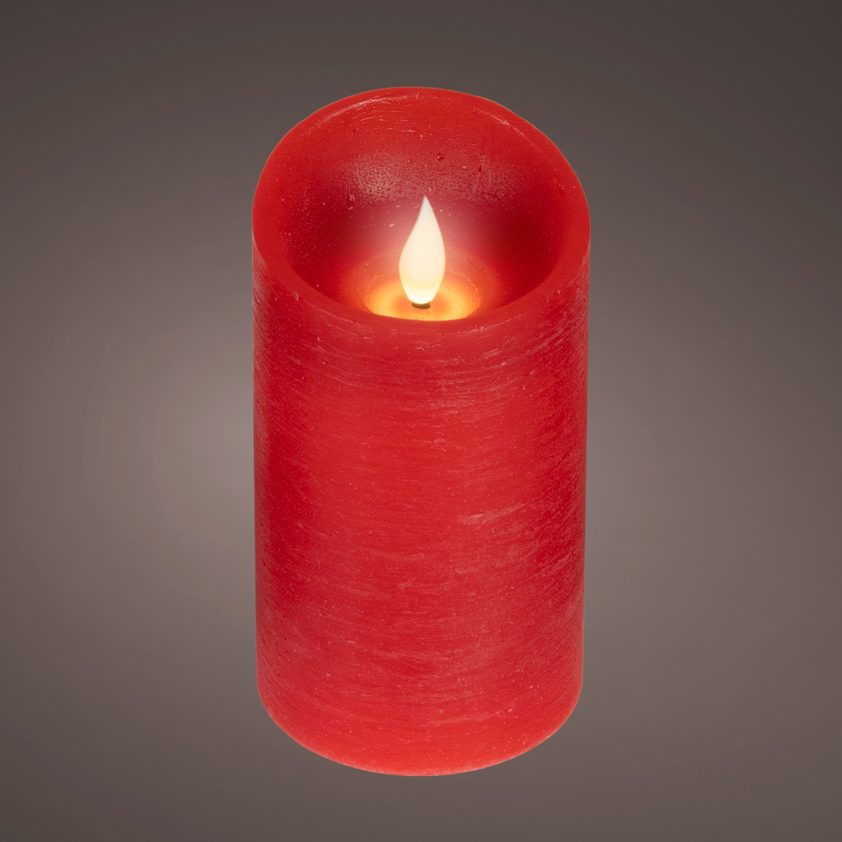 LED Realistic Waving Flame Candle Red 13.5cm
