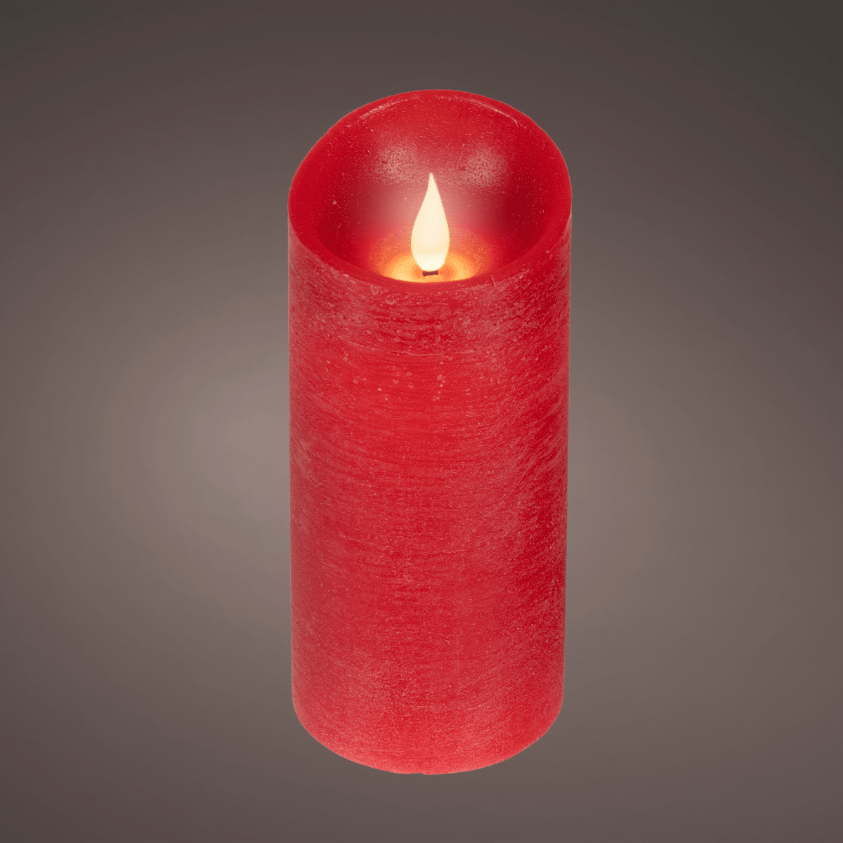 LED Realistic Waving Flame Candle Red 17cm - BATTERY LED CANDLES - Beattys of Loughrea