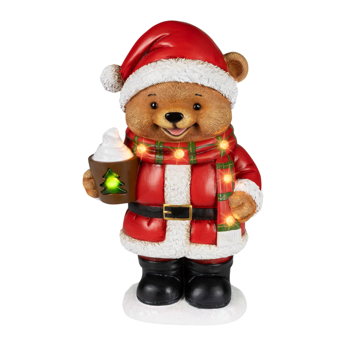 LED Christmas Bear Decoration 37cm - XMAS ROOM DECORATION - LIGHT UP - Beattys of Loughrea
