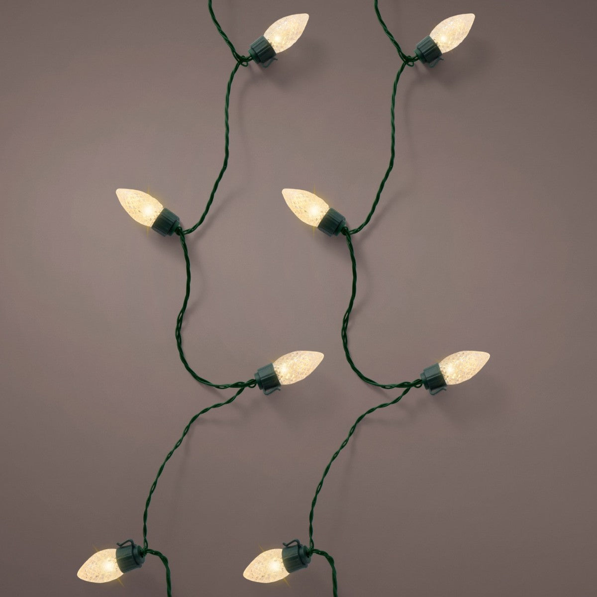 100 LED XL Faceted Vintage-Funkelleuchten Soft Gold 19,8m