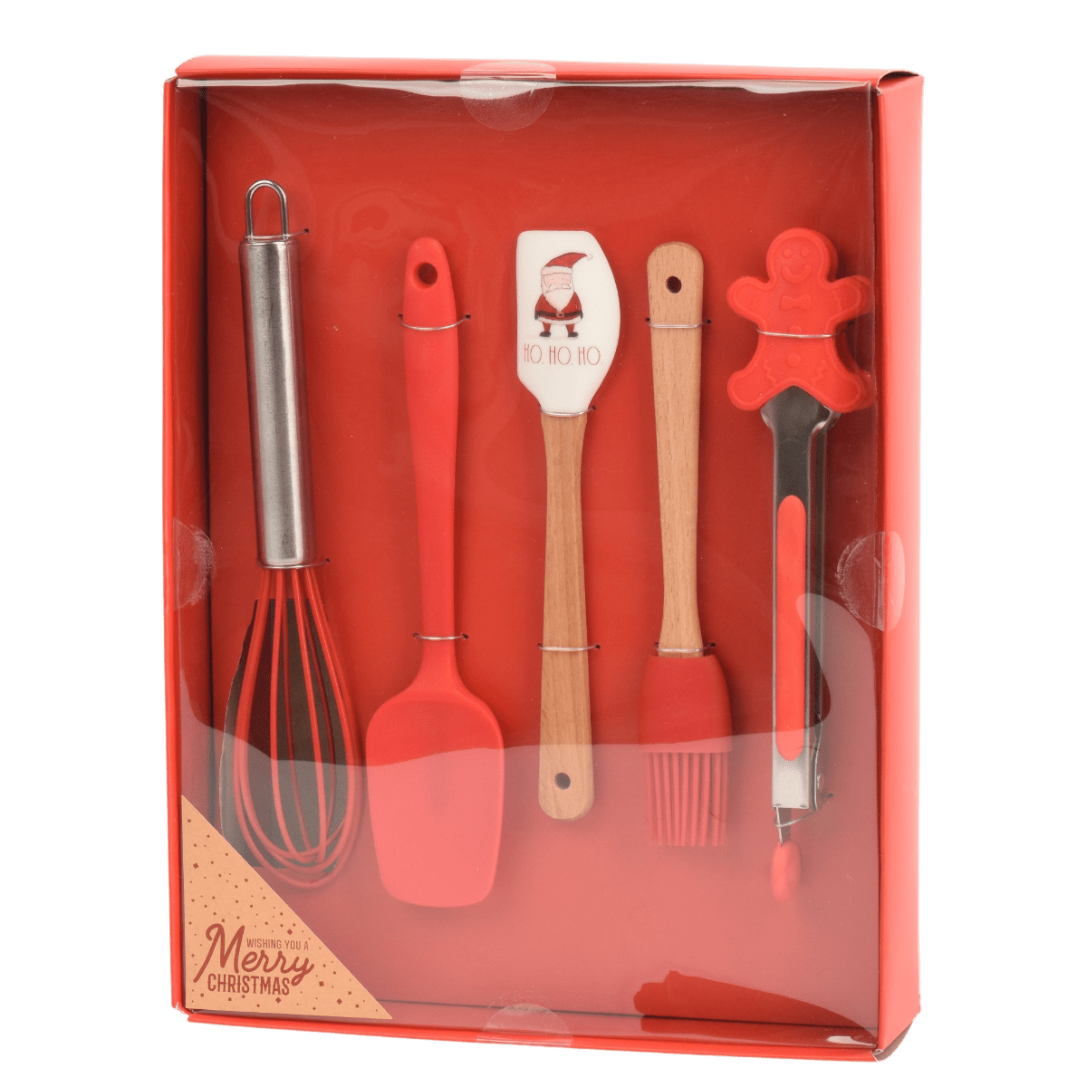 Christmas Baking Utensil Set of 5 - KITCHEN HAND TOOLS - Beattys of Loughrea