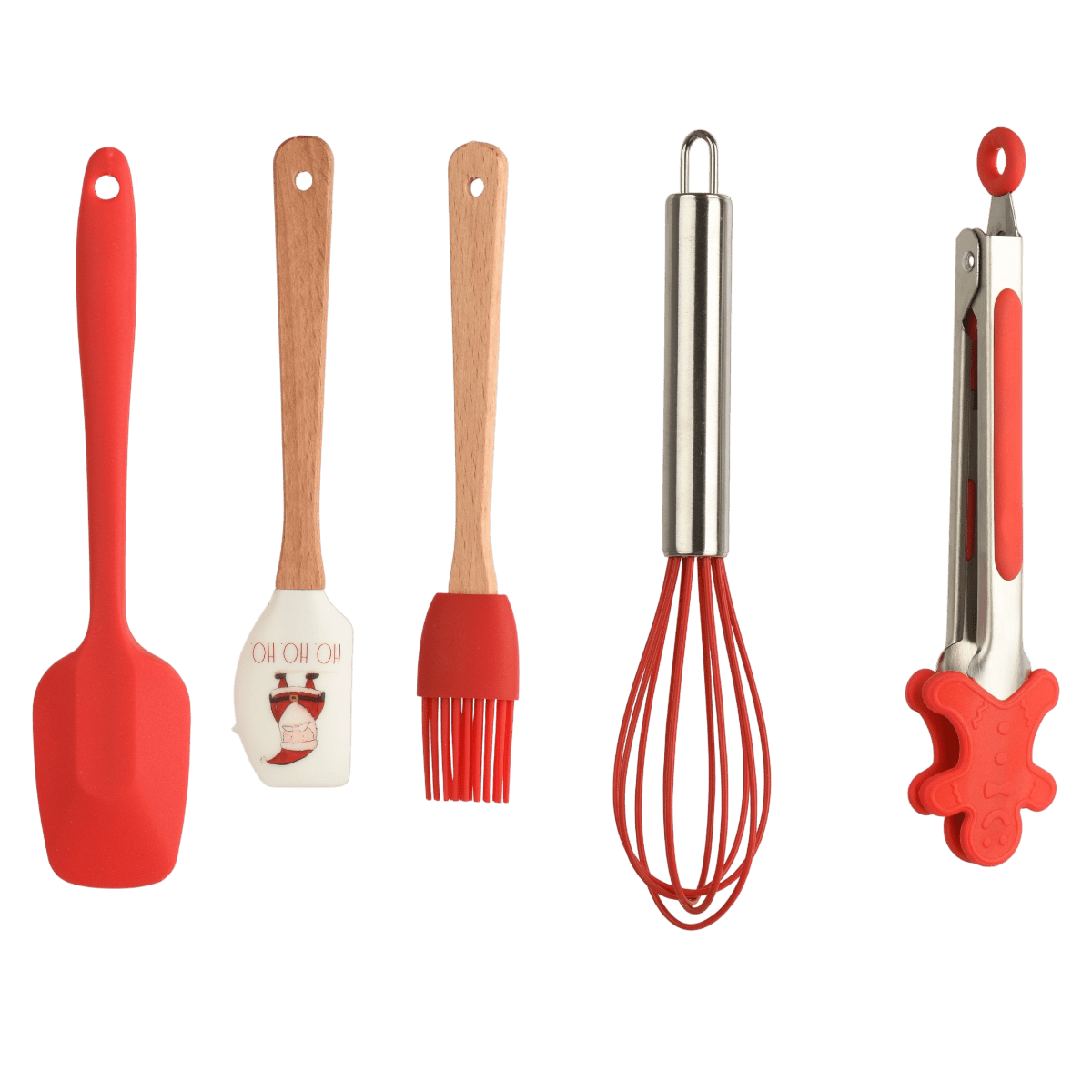 Christmas Baking Utensil Set of 5 - KITCHEN HAND TOOLS - Beattys of Loughrea