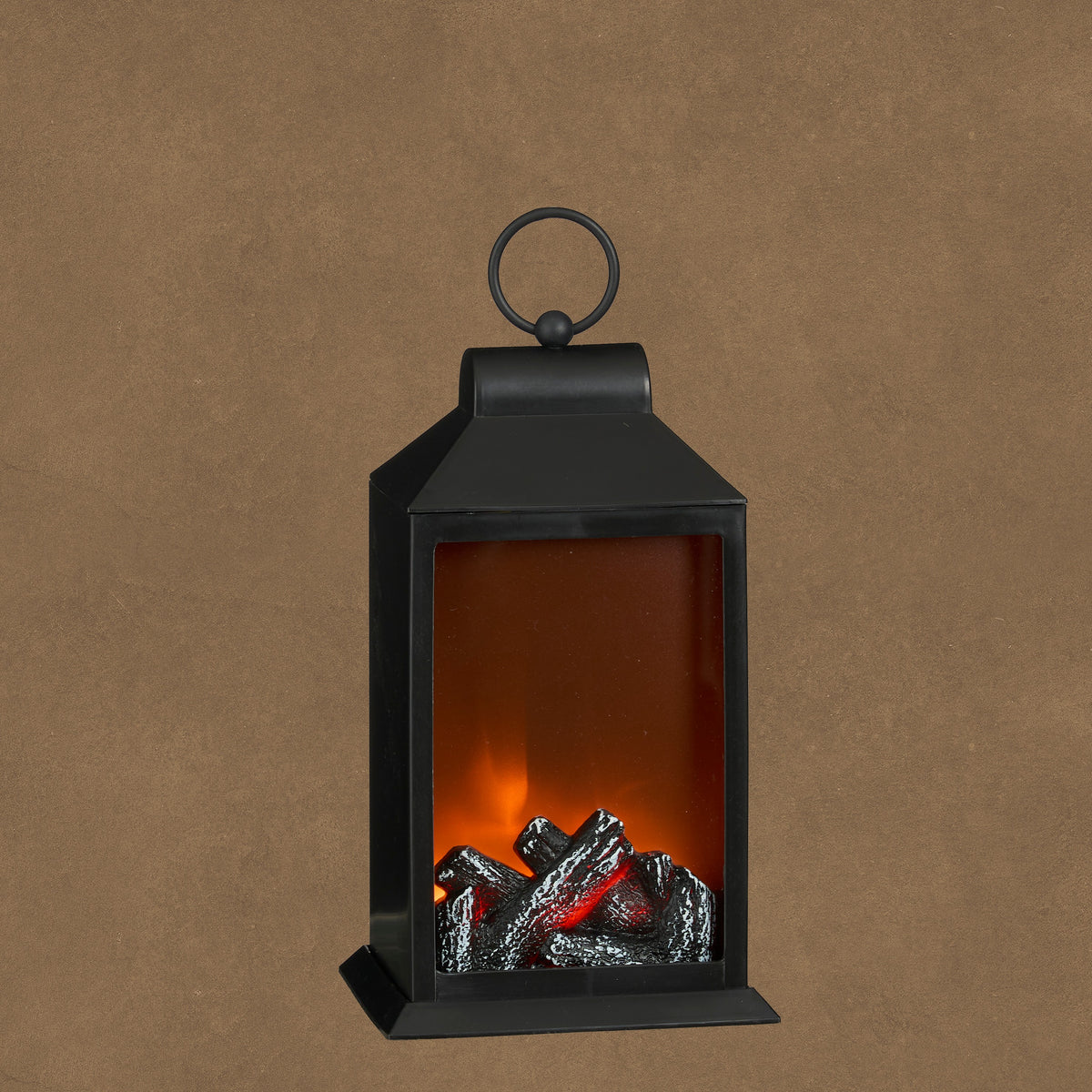 LED Fireplace Lantern - Battery Operated - 26cm