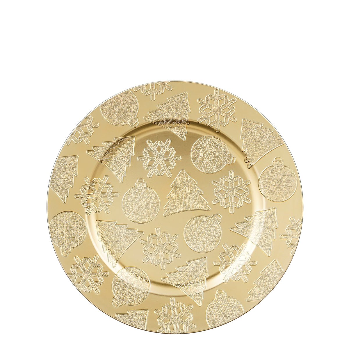 Gold Decorative Charger Plate 33cm