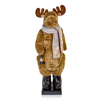 Premier Animated Lit Musical Reindeer with Motion Sensor 1.5m