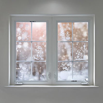 Premier Christmas Stencil Set – 12 Piece with 6 Designs - XMAS ACCESSORIES - Beattys of Loughrea