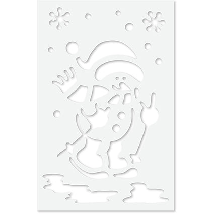 Premier Christmas Stencil Set – 12 Piece with 6 Designs