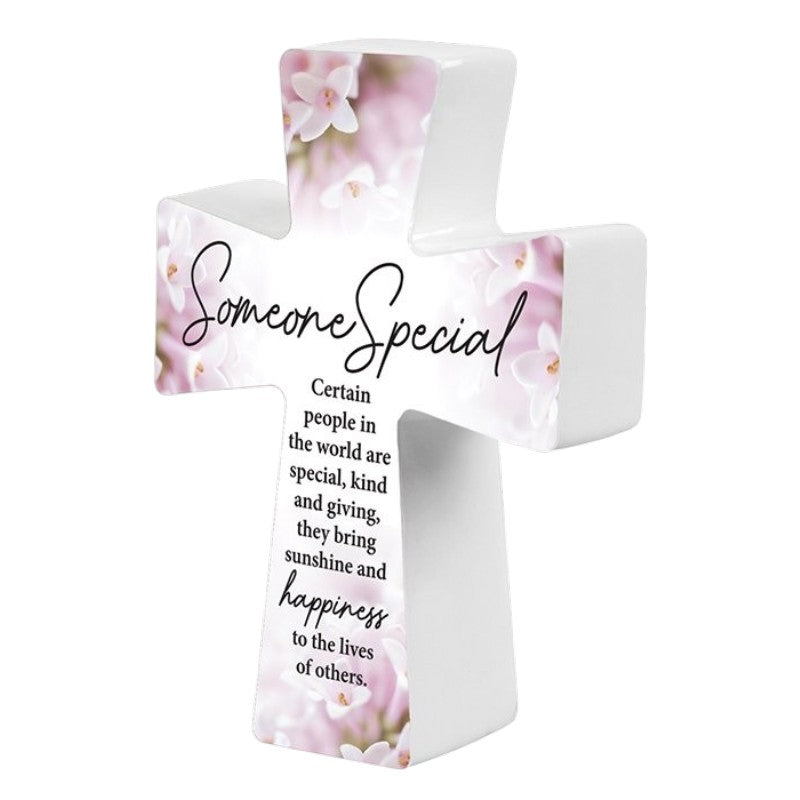 Porcelain Message Cross – Someone Special