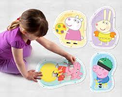 Peppa Pig 4 Shaped Puzzle In A Box - JIGSAWS - Beattys of Loughrea