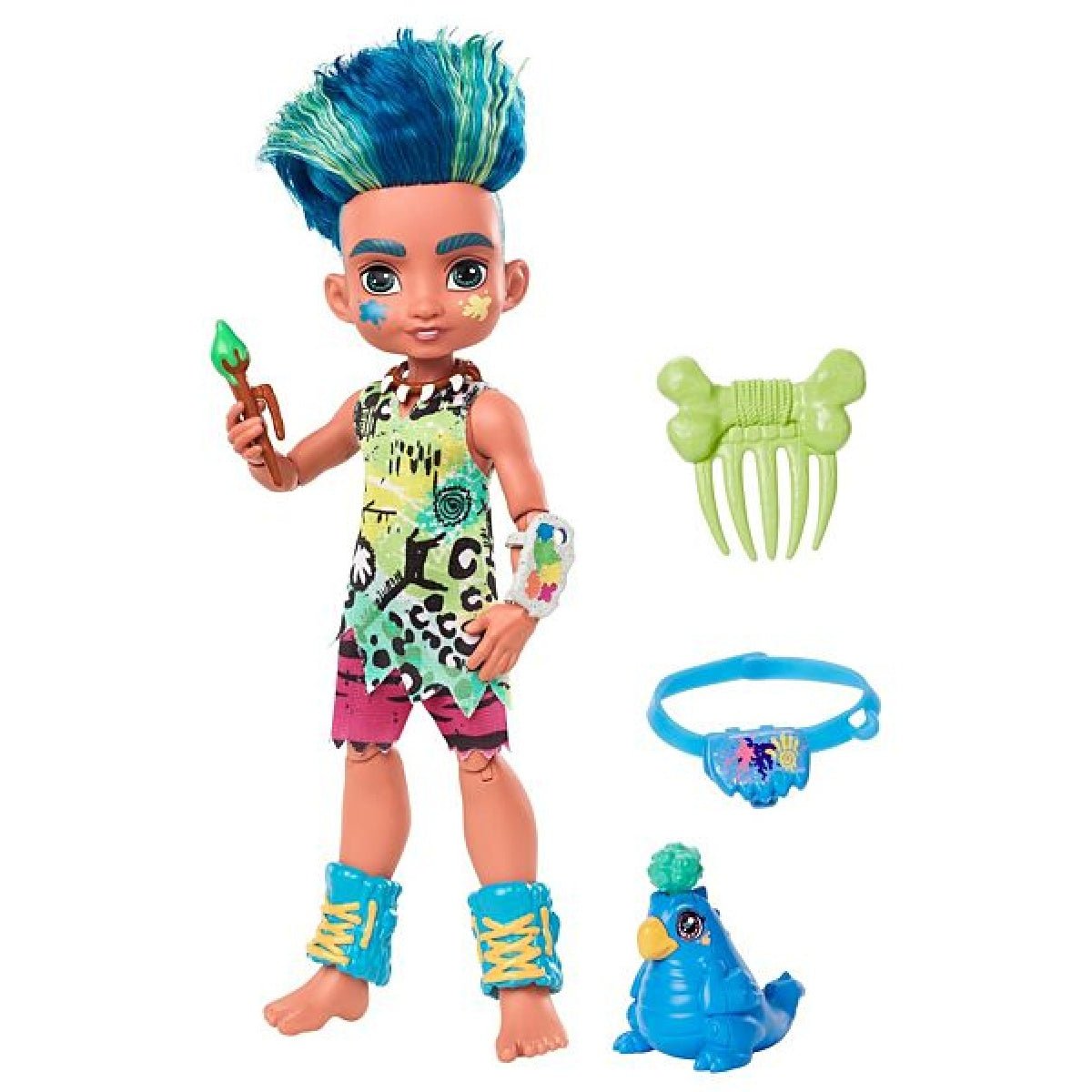 Cave Club Slate Doll with Pet Taggy & Painting Accessories - DOLLS - Beattys of Loughrea