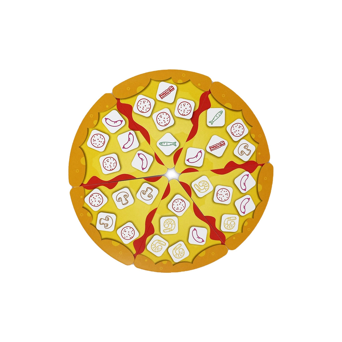 University Games Pizza Party Dice Game
