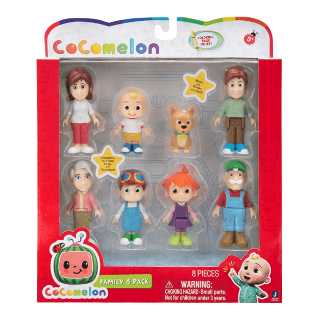 Cocomelon Family Figure 8 Pack - BABY TOYS - Beattys of Loughrea