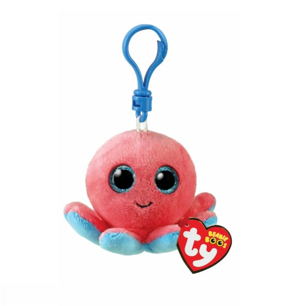 Sheldon Octopus - Boo - Keyclip - SYLVANIAN / BEANIE BABIES - Beattys of Loughrea