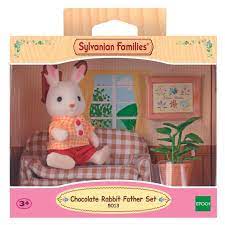 Sylvanians Chocolate Rabbit Father Set - SYLVANIAN / BEANIE BABIES - Beattys of Loughrea