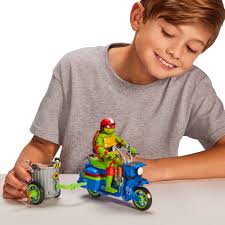 Teenage Mutant Ninja Turtles - Turtle Cycle W/Sidecar & Figure - Beattys of Loughrea | www.beattys.ie