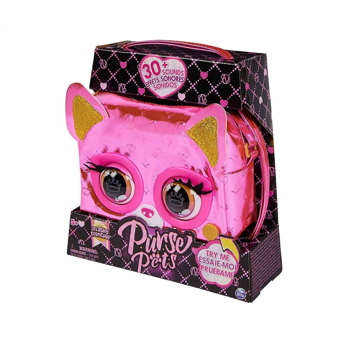 Purse Pets Metallic Magic Frenchie - SOFT TOYS - Beattys of Loughrea
