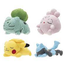 Pokemon 5In Sleeping Plush Assorted - SOFT TOYS - Beattys of Loughrea