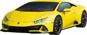 3D Lamborghini Huracan Yellow 108Pce Puzzle - Beattys of Loughrea | www.beattys.ie