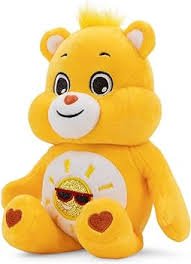 Care Bears 35cm Glitter Belly Medium Plush - Funshine Bear - SOFT TOYS - Beattys of Loughrea