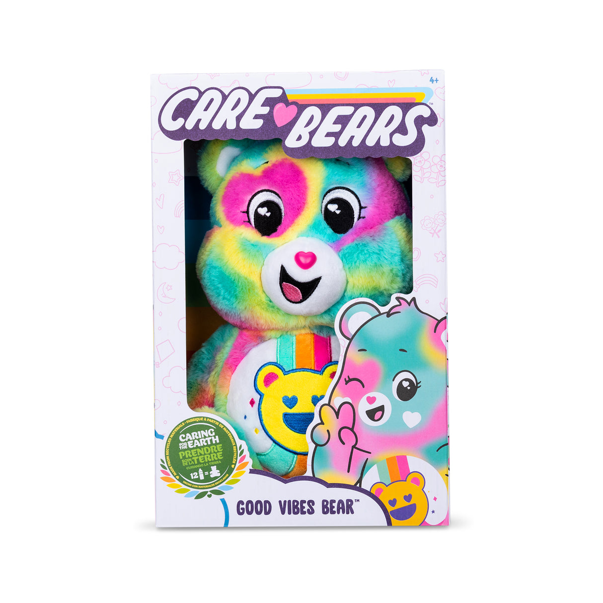Care Bears 60cm Jumbo Plush - Good Vibes Bear - SOFT TOYS - Beattys of Loughrea
