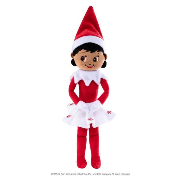 The Elf on the Shelf Plushee Pals Snugglers 12" Girl Brown Eyes - SOFT TOYS - Beattys of Loughrea