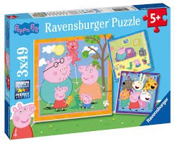 Peppa Pig 3X 49Pc Puzzle - JIGSAWS - Beattys of Loughrea