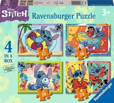 Disney Stitch 4 In A Box Puzzle - Beattys of Loughrea | www.beattys.ie