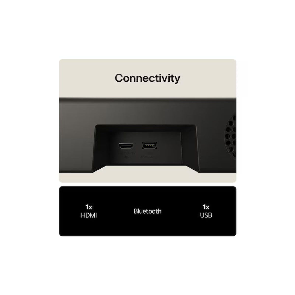 LG US20A.CGBRLLK 2.0ch 50W Compact Soundbar