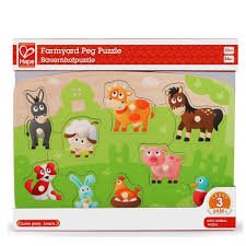 Farmyard Peg Puzzle - JIGSAWS - Beattys of Loughrea