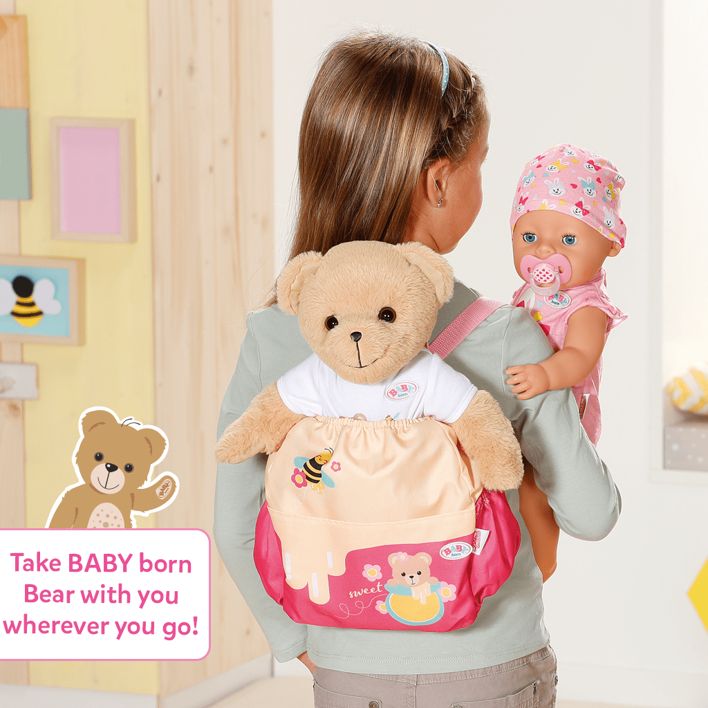 Baby Born Teddy Backpack - DOLL ACCESSORIES/PRAMS - Beattys of Loughrea