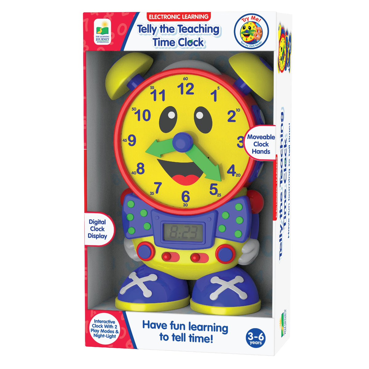 The Learning Journey Telly the Teaching Time Clock