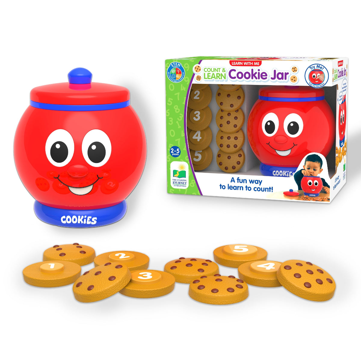 The Learning Journey Count & Learn Cookie Jar