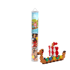 Plus - Plus Viking Ship 100 Pcs Tube - CONSTRUCTION - LEGO/KNEX ETC - Beattys of Loughrea