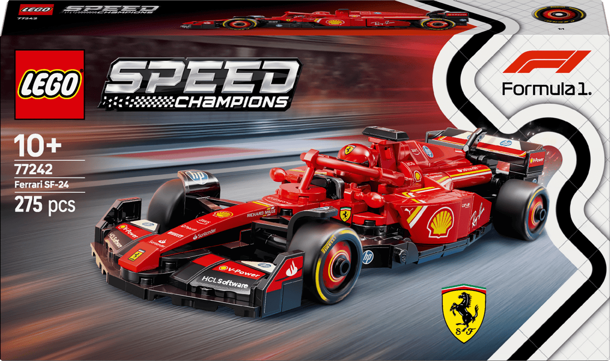 Lego 77242 Ferrari SF - 24 F1 Race Car - CONSTRUCTION - LEGO/KNEX ETC - Beattys of Loughrea