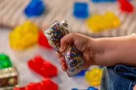 Jelly Blox 24Pcs - Stash & Stack 2 In 1 Storage Case - ART & CRAFT/MAGIC/AIRFIX - Beattys of Loughrea