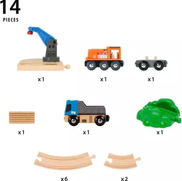 Brio Starter Lift & Load Set - BABY TOYS - Beattys of Loughrea
