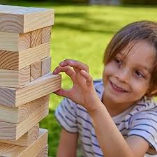 Tp Wooden Giant Tumble Tower - BOARD GAMES / DVD GAMES - Beattys of Loughrea