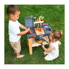 Ecoiffier Summer Kitchen with Barbecue and Pizza Oven - SWINGS/SLIDE OUTDOOR GAMES - Beattys of Loughrea