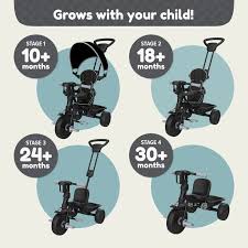 Tp Trike 4 in 1 Plus Grey Storm - RIDE ON/WALKERS - Beattys of Loughrea