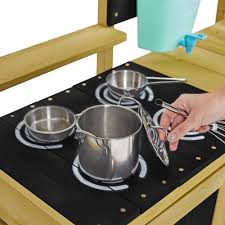 Tp Deluxe Wooden Mud Kitchen - SWINGS/SLIDE OUTDOOR GAMES - Beattys of Loughrea