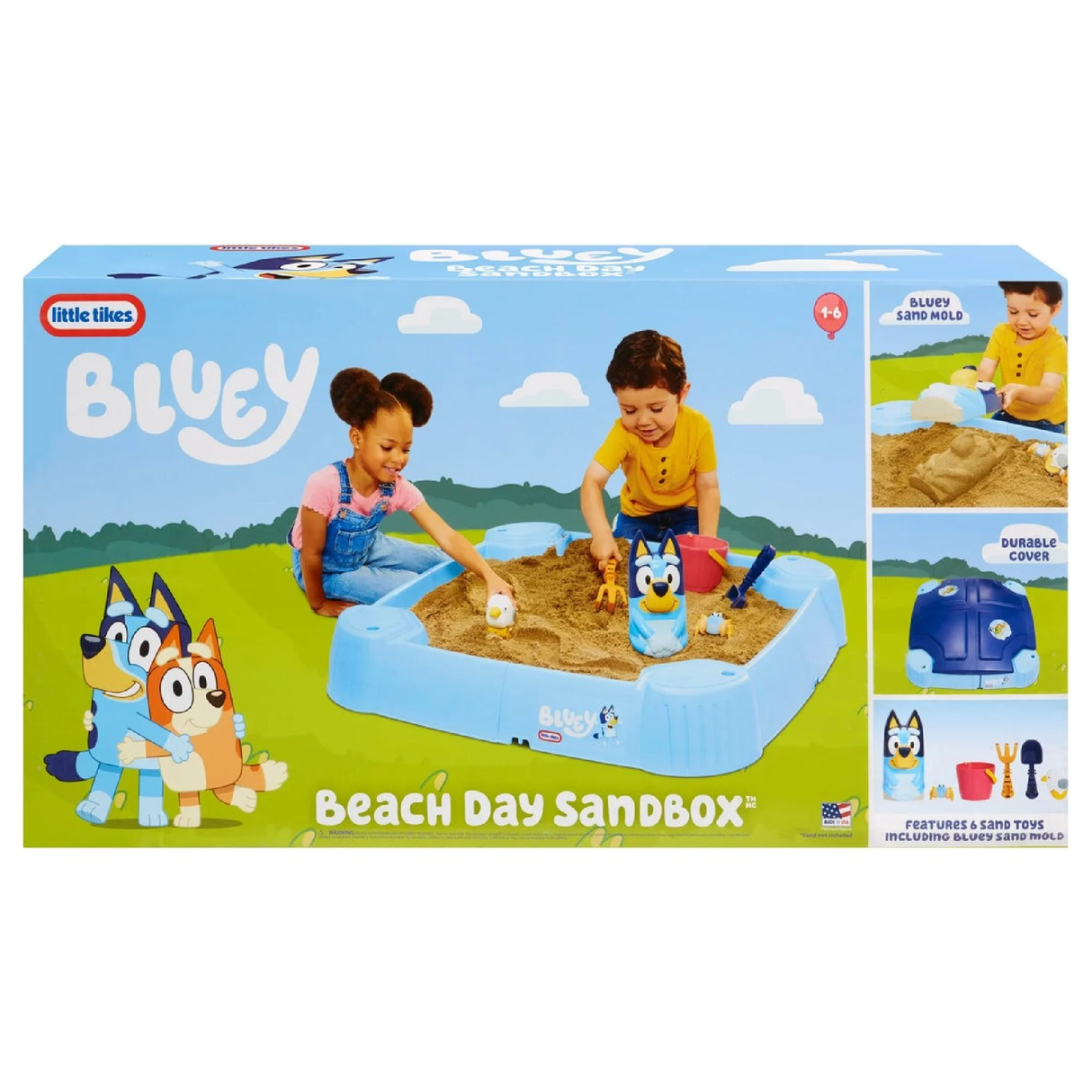 Little Tikes Bluey Beach Day Sandbox - Beattys of Loughrea | www.beattys.ie