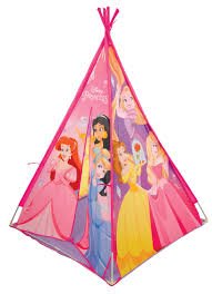 Disney Princess Tepee Tent - PLAYSUITS POP UP/BLOW UP BEDS - Beattys of Loughrea