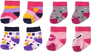 Baby Born 2Pk Socks Assorted Styles - DOLL ACCESSORIES/PRAMS - Beattys of Loughrea