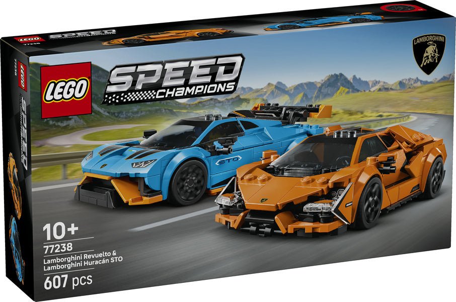 Lego 77238 Lamborghini Revuelto & Huracán STO - CONSTRUCTION - LEGO/KNEX ETC - Beattys of Loughrea